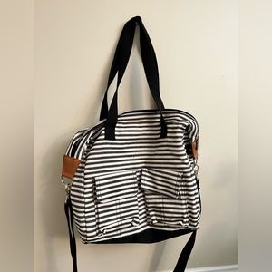 Thirty-One Black striped Bag